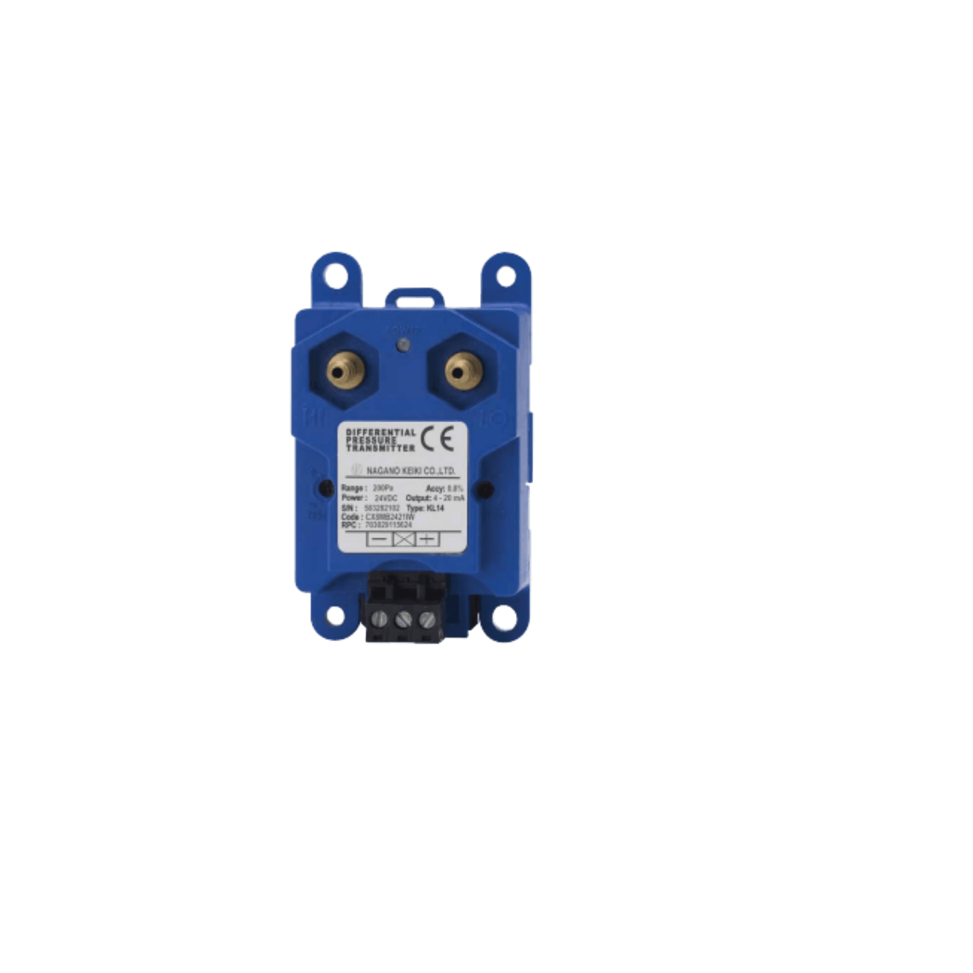 Naganokeiki KL14 Differential Pressure Transmitter (Cleanroom, 클린룸)